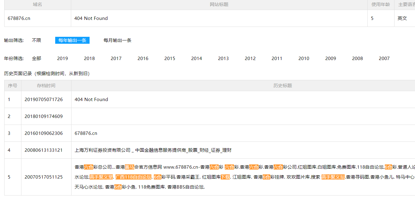域名建站歷史查詢工具有哪些？怎么檢測網站歷史灰色記錄